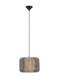Suspensie ABBY E27, 1x12 W, 100-240 V, IP20, oțel și rope 2