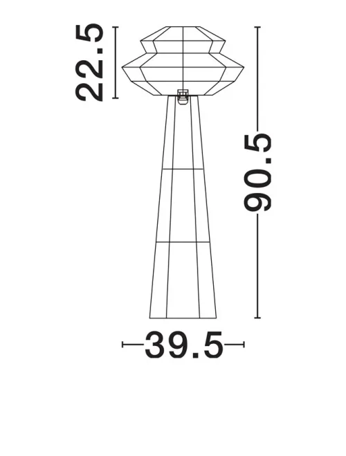 Lampadar NUA E27, 1x12 W, 100-240 V, IP20, textil, oțel și rope