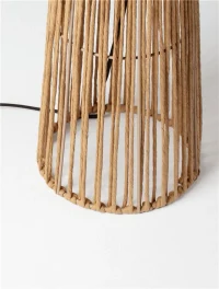 Lampadar NUA E27, 1x12 W, 100-240 V, IP20, textil, oțel și rope 6