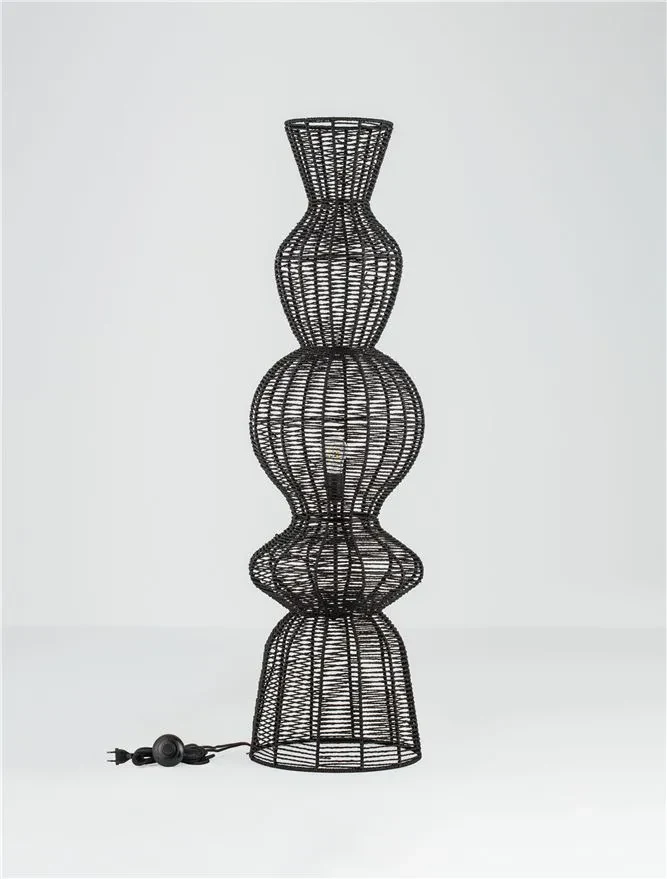 Lampadar BREENA E27, 1x12 W, 100-240 V, IP20, oțel și rope 3