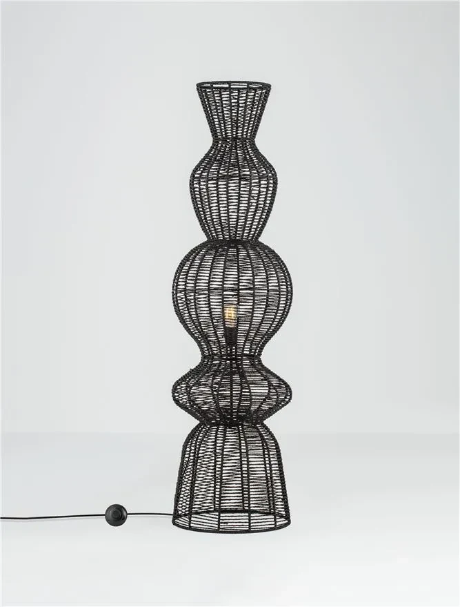 Lampadar BREENA E27, 1x12 W, 100-240 V, IP20, oțel și rope 4