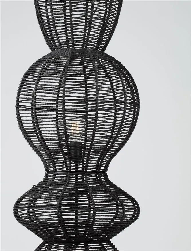 Lampadar BREENA E27, 1x12 W, 100-240 V, IP20, oțel și rope 5