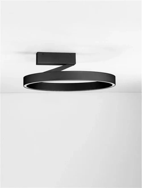 Plafonieră ADALIZ LED 47 W, 220-240 V, 2062 lm, 2700-4000K, IP20, dimmabil Triac prin DIP switch, lumină sus-jos, aluminiu, silicon și metal