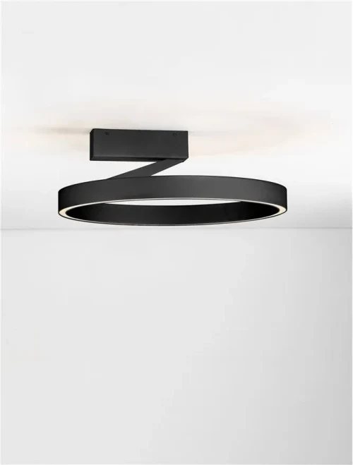 Plafonieră ADALIZ LED 47 W, 220-240 V, 2062 lm, 2700-4000K, IP20, dimmabil Triac prin DIP switch, lumină sus-jos, aluminiu, silicon și metal