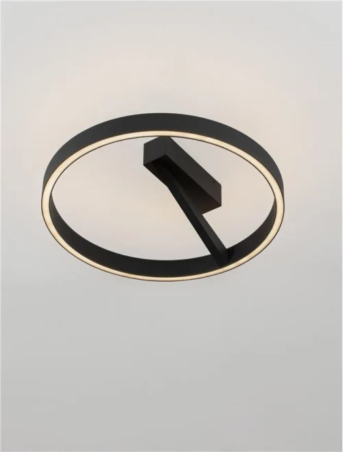 Plafonieră ADALIZ LED 47 W, 220-240 V, 2062 lm, 2700-4000K, IP20, dimmabil Triac prin DIP switch, lumină sus-jos, aluminiu, silicon și metal