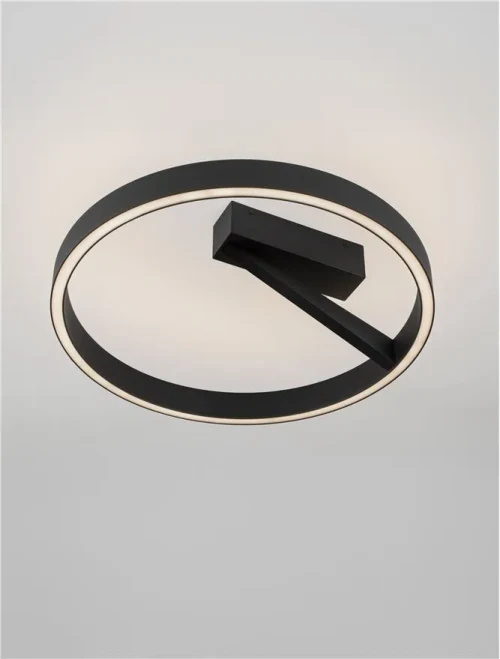 Plafonieră ADALIZ LED 47 W, 220-240 V, 2062 lm, 2700-4000K, IP20, dimmabil Triac prin DIP switch, lumină sus-jos, aluminiu, silicon și metal