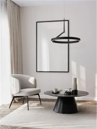Suspensie ADALIZ LED 59 W, 220-240 V, 2663 lm, 2700-4000K, IP20, dimmabil Triac prin DIP switch, lumină sus-jos, aluminiu, silicon și metal