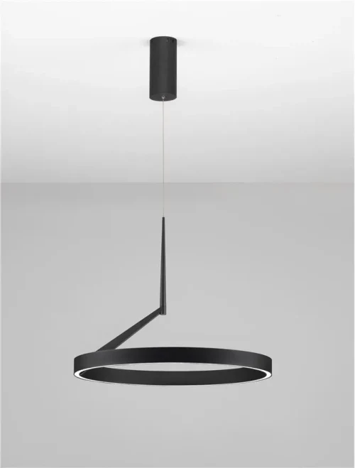 Suspensie ADALIZ LED 59 W, 220-240 V, 2663 lm, 2700-4000K, IP20, dimmabil Triac prin DIP switch, lumină sus-jos, aluminiu, silicon și metal