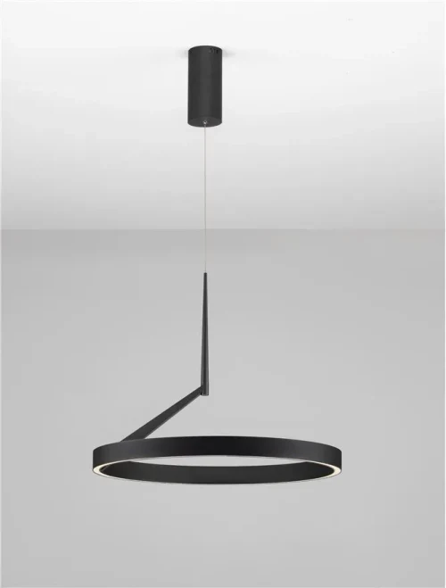 Suspensie ADALIZ LED 59 W, 220-240 V, 2663 lm, 2700-4000K, IP20, dimmabil Triac prin DIP switch, lumină sus-jos, aluminiu, silicon și metal
