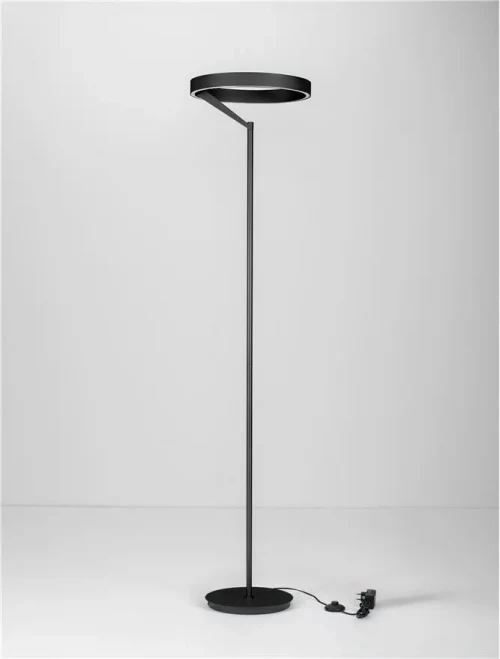 Lampadar ADALIZ LED 38 W, 220-240 V, 1623 lm, 3000K, IP20, dimmabil Triac prin DIP switch, lumină sus-jos, aluminiu, silicon și metal