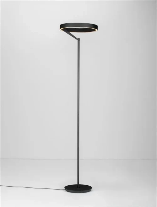 Lampadar ADALIZ LED 38 W, 220-240 V, 1623 lm, 3000K, IP20, dimmabil Triac prin DIP switch, lumină sus-jos, aluminiu, silicon și metal