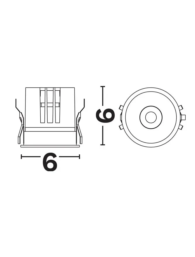 Spot Sanco LED 10 W, 220-240 V, 681 lm, 2700K, IP20, UGR <18, CRI ≥90, aluminiu 2