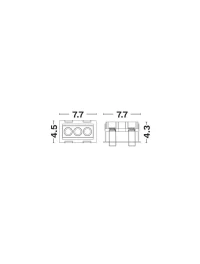 Spot Canon LED 6 W, 220-240 V, 310 lm, 3000K, IP20, UGR <12, CRI ≥90, aluminiu 3
