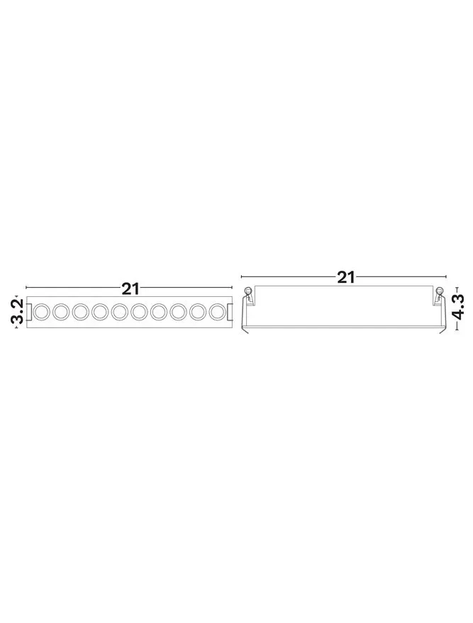 Spot Canon LED 14 W, 220-240 V, 806 lm, 3000K, IP20, UGR <12, CRI ≥90, aluminiu 2