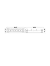 Spot Canon LED 14 W, 220-240 V, 806 lm, 3000K, IP20, UGR <12, CRI ≥90, aluminiu 3
