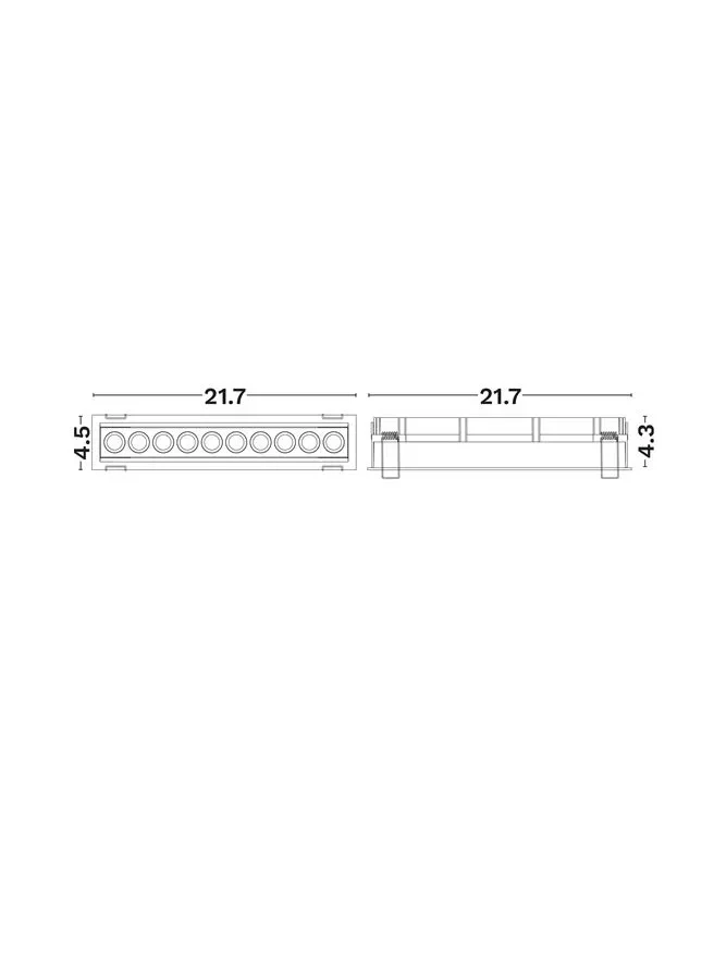Spot Canon LED 14 W, 220-240 V, 806 lm, 3000K, IP20, UGR <12, CRI ≥90, aluminiu 3