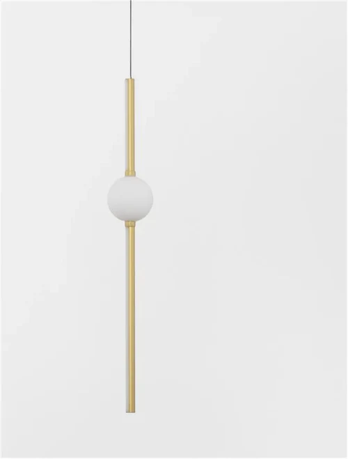 Suspensie ACROBAT LED 14 W, 230 V, 1131 lm, 3000K, IP20, aluminiu și sticlă
