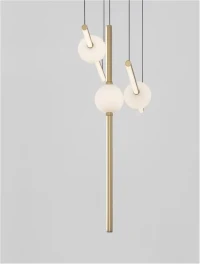 Suspensie ACROBAT LED 26 W, 230 V, 2542 lm, 3000K, IP20, aluminiu și sticlă 3