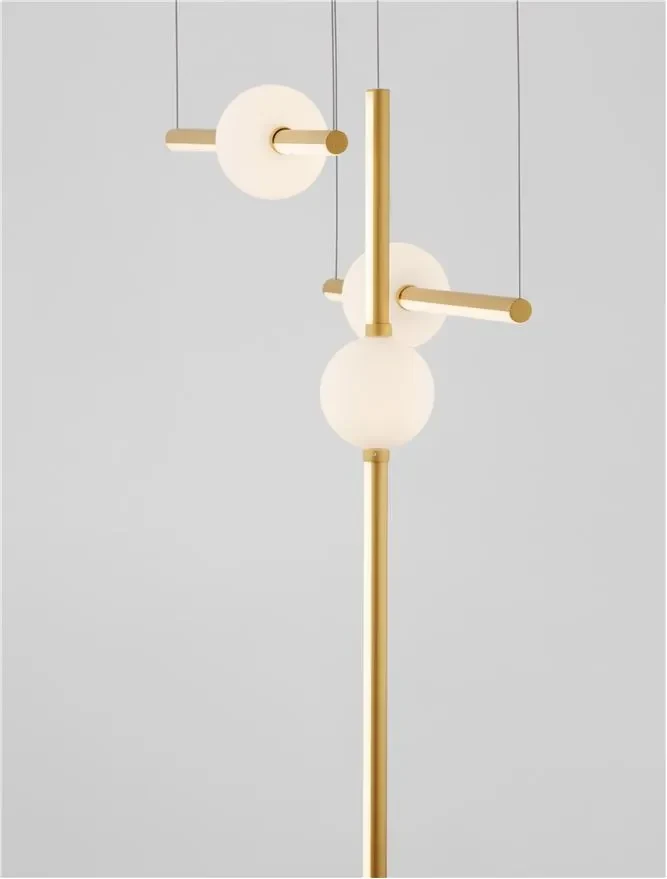 Suspensie ACROBAT LED 26 W, 230 V, 2542 lm, 3000K, IP20, aluminiu și sticlă 4