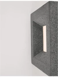 Aplică exterior CASTRO E27, 1x12 W, 100-240 V, IP65, acril și beton 5