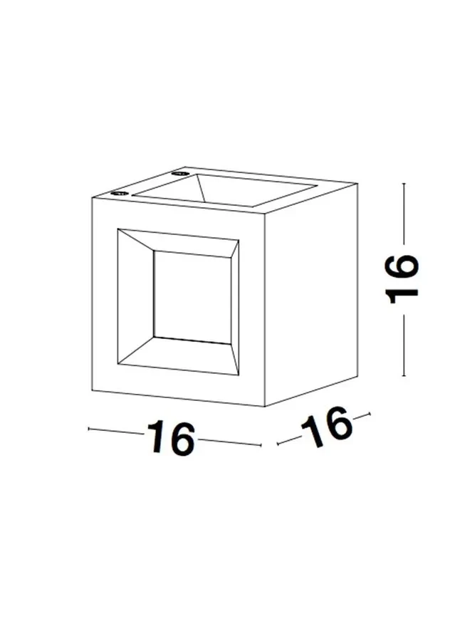 Aplică exterior CASTRO E27, 1x12 W, 100-240 V, IP65, acril și beton 7