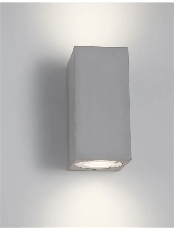 Aplică exterior FUENTO GU10, 2x7 W, 100-240 V, IP65, beton și sticlă 5