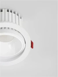 Spot Vulcan LED 30 W, 220-240 V, 2297 lm, 3000K, IP20, UGR <19, CRI ≥90, aluminiu 4