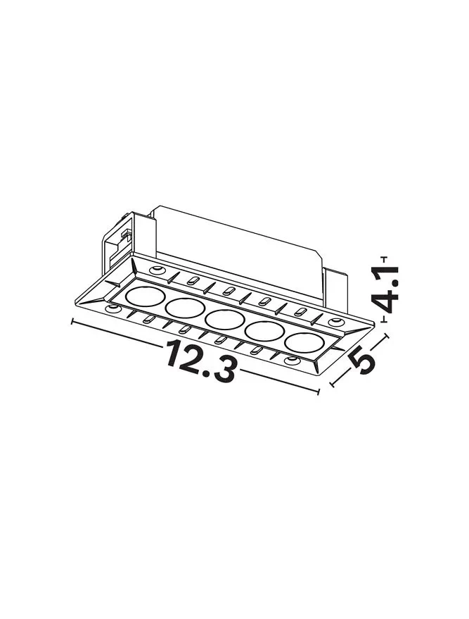 Spot Gono LED 11 W, 220-240 V, 541 lm, 3000K, IP20, UGR <19, CRI ≥90, aluminiu 2
