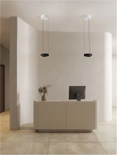 Suspensie AFI LED 24 W, 220-240 V, 1712 lm, 3000K, IP20, aluminiu și oțel