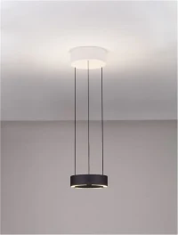 Suspensie AFI LED 24 W, 220-240 V, 1712 lm, 3000K, IP20, aluminiu și oțel 4