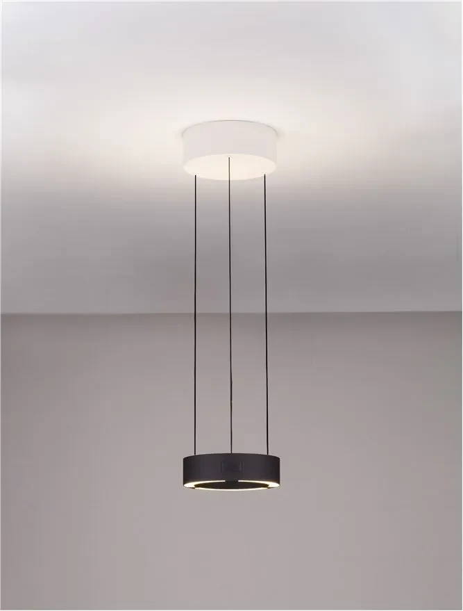 Suspensie AFI LED 24 W, 220-240 V, 1712 lm, 3000K, IP20, aluminiu și oțel 4