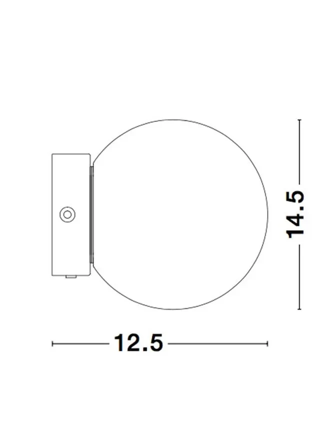 Aplică JOLINE LED 6 W, 230 V, 450 lm, 3200K, IP20, aluminiu, metal și sticlă 5