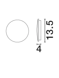 Aplică exterior COPPER LED 7 W, 220-240 V, 467 lm, 3000K, IP65, aluminiu 8