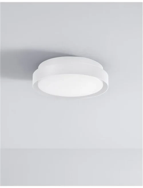 Plafonieră exterior OLIVER LED 20 W, 100-240 V, 1550 lm, 3000K, IP65, CRI ≥80, aluminiu și acril