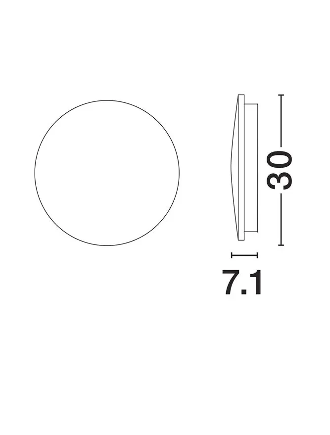 Aplică exterior COPPER LED 16 W, 220-240 V, 1046 lm, 3000K, IP65, aluminiu 10