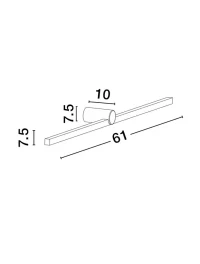 BREGGO LED 12 W, 220-240 V, 671 lm, 3000K, IP54, aluminiu 10