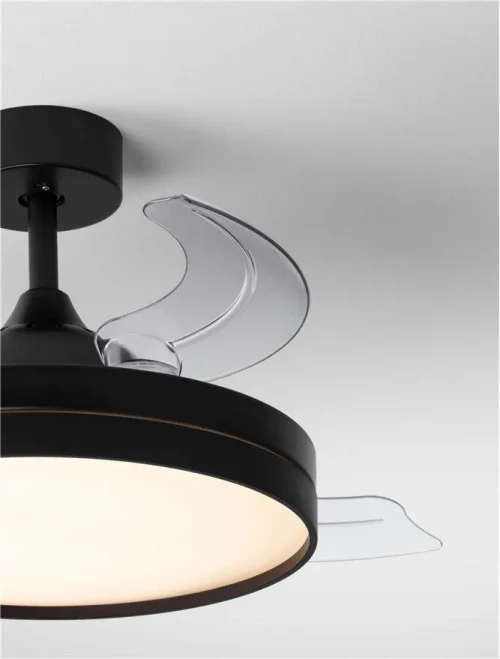Ventilator NEVMA LED 36 W, 220-240 V, 4100 lm, 3000-4000-6500K, IP20, metal și ABS