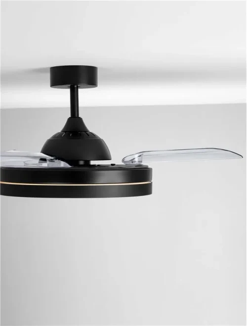 Ventilator NEVMA LED 36 W, 220-240 V, 4100 lm, 3000-4000-6500K, IP20, metal și ABS
