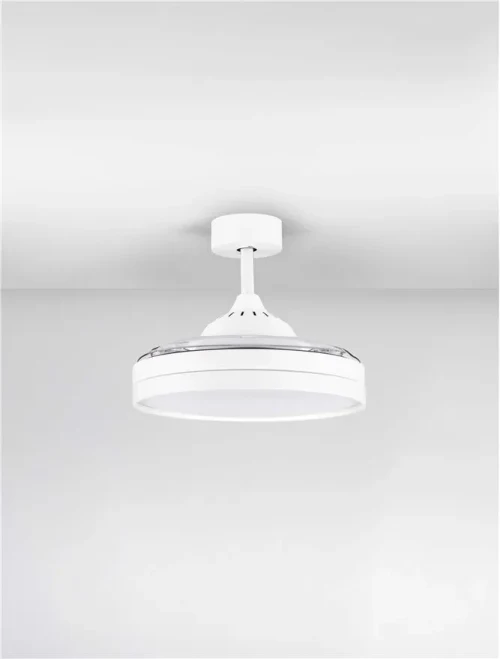 Ventilator NEVMA LED 36 W, 220-240 V, 4100 lm, 3000-4000-6500K, IP20, metal și ABS