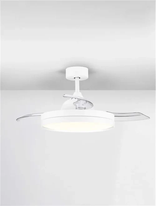 Ventilator NEVMA LED 36 W, 220-240 V, 4100 lm, 3000-4000-6500K, IP20, metal și ABS