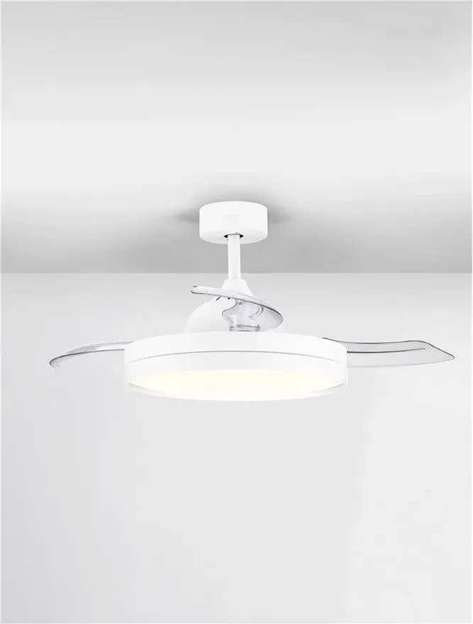 Ventilator NEVMA LED 36 W, 220-240 V, 4100 lm, 3000-4000-6500K, IP20, metal și ABS 5
