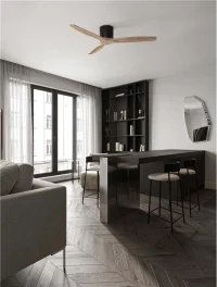 Ventilator NINEMIA 40 W, 220-240 V, IP20, metal și lemn