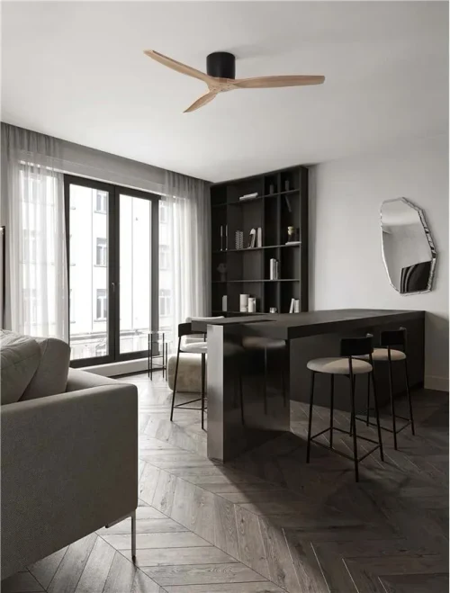 Ventilator NINEMIA 40 W, 220-240 V, IP20, metal și lemn