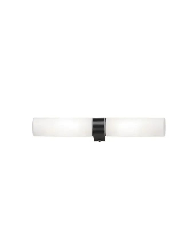 Aplică CORB E14, 2x5 W, 230 V, IP44, aluminiu și sticlă 2