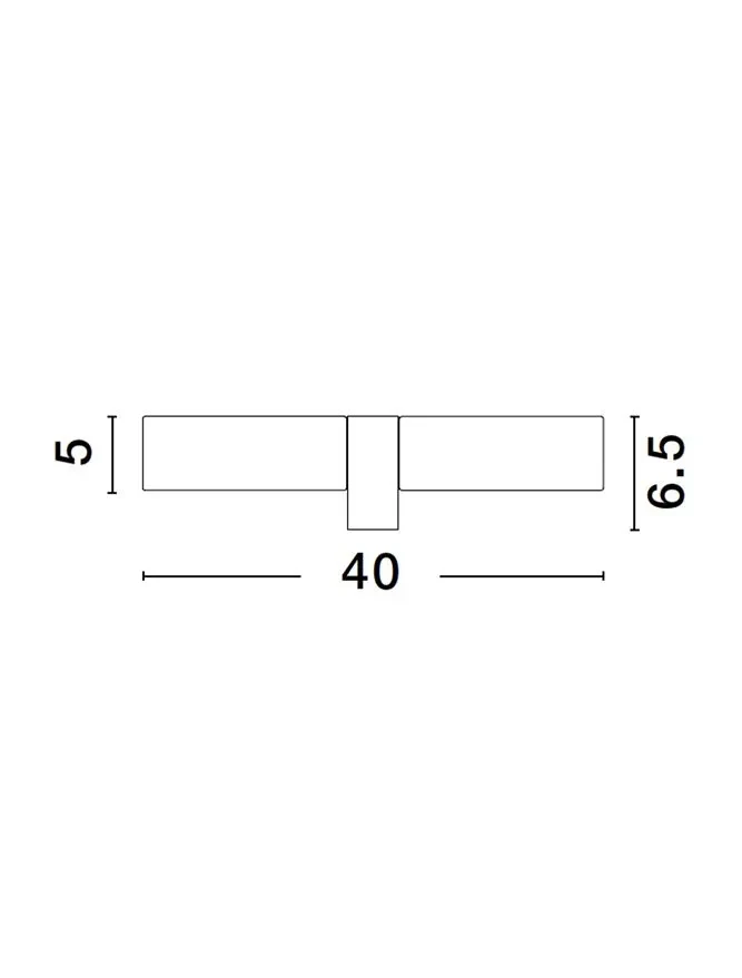 Aplică CORB E14, 2x5 W, 230 V, IP44, aluminiu și sticlă 3