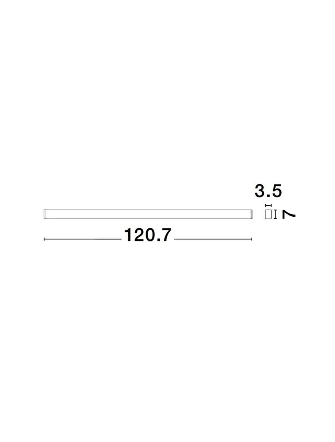 LINA 40 W, 220-240 V, 2800 lm, 3000K, IP20, UGR <19, CRI ≥90, aluminiu 3