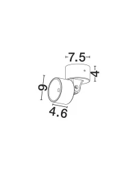 Aplică exterior HELMET LED 10 W, 220-240 V, 831 lm, 3000K, IP65, sticlă 7