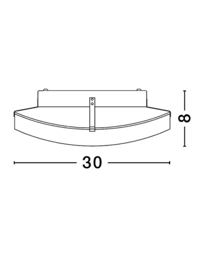 Plafonieră ANCO E27, 1x12 W, 220-240 V, IP20, metal și sticlă 3