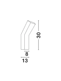 Aplică OTELLO G9, compatibil 1x40 W, 220-240 V, IP20, gips 3