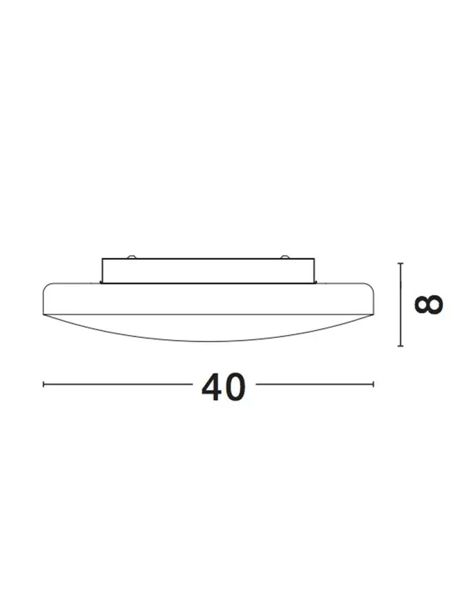 Plafonieră IVI E27, 2x12 W, 220-240 V, IP44, metal și sticlă 3